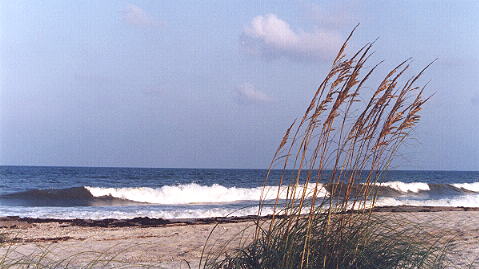 Waveoats at sunrise, Amelia Island, Florida